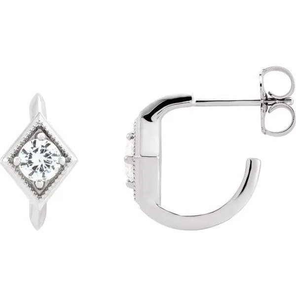 Geometric Hoop Earrings Hopman Jewelers Elkhart, IN