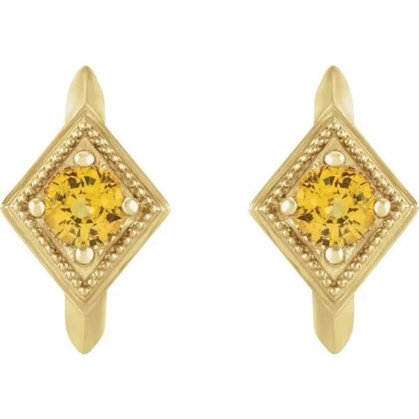 Geometric Hoop Earrings Image 2 Rasmussen Jewelers Spanish Fork, UT