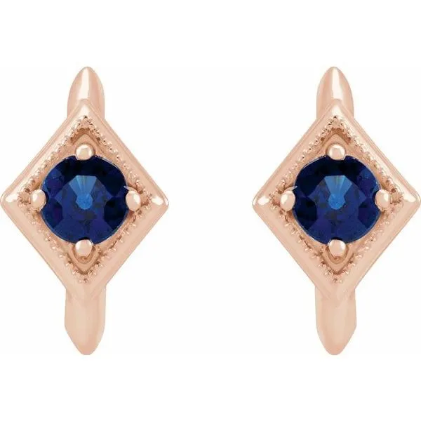 Geometric Hoop Earrings Image 2 James & Williams Jewelers Berwyn, IL