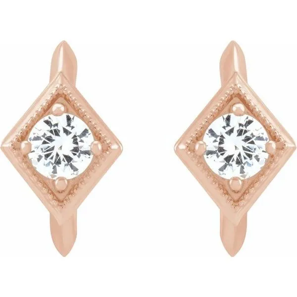 Geometric Hoop Earrings Image 2 Hopman Jewelers Elkhart, IN