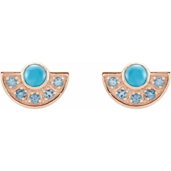 Fan Earrings Image 2 Milan's Jewelry Inc Sarasota, FL