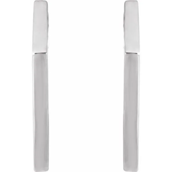 Geometric Hoop Earrings Image 2 Jerald Jewelers Latrobe, PA