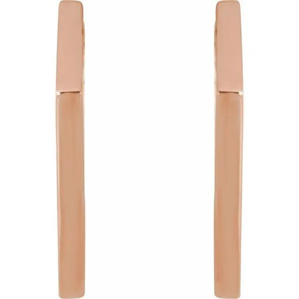 Geometric Hoop Earrings Image 2 Michael's Jewelry North Wilkesboro, NC