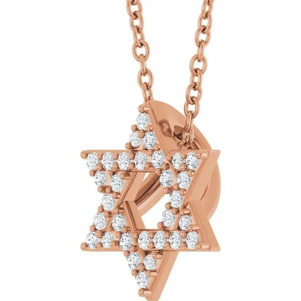 Star of David Necklace Image 2 Diny's Jewelers Middleton, WI