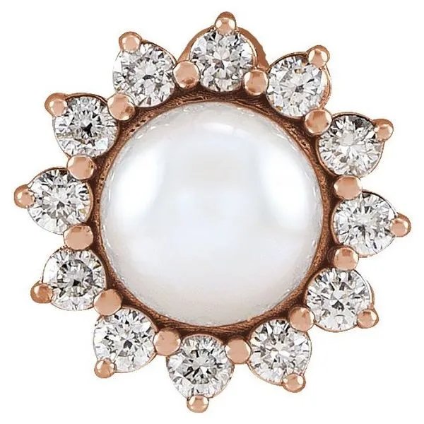 Halo-Style Pearl Pendant James & Williams Jewelers Berwyn, IL