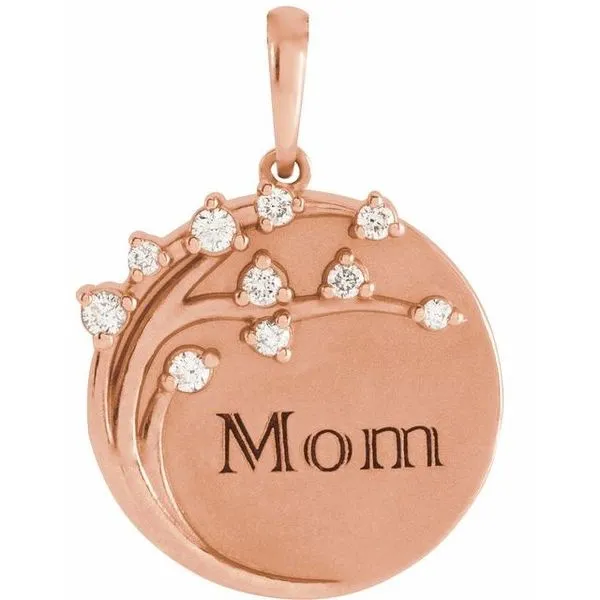 Engravable Family Tree Pendant Image 4 Rasmussen Jewelers Spanish Fork, UT