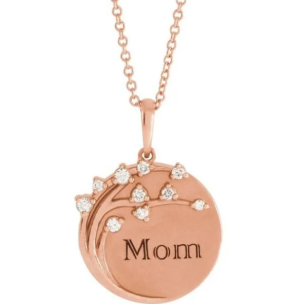 Engravable Family Tree Necklace Image 4 Hopman Jewelers Elkhart, IN