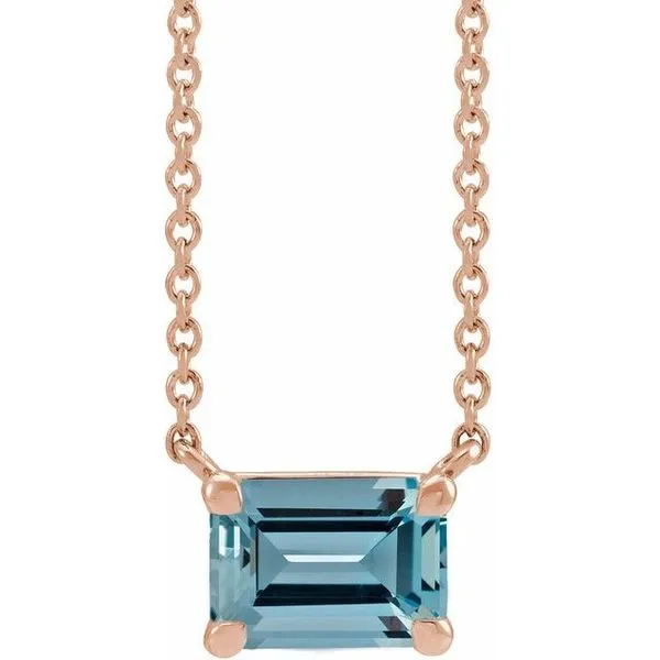 Emerald Claw-Prong Necklace Hopman Jewelers Elkhart, IN