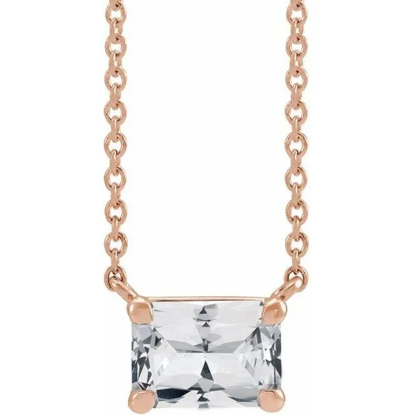 Emerald Claw-Prong Necklace Rick's Jewelers California, MD