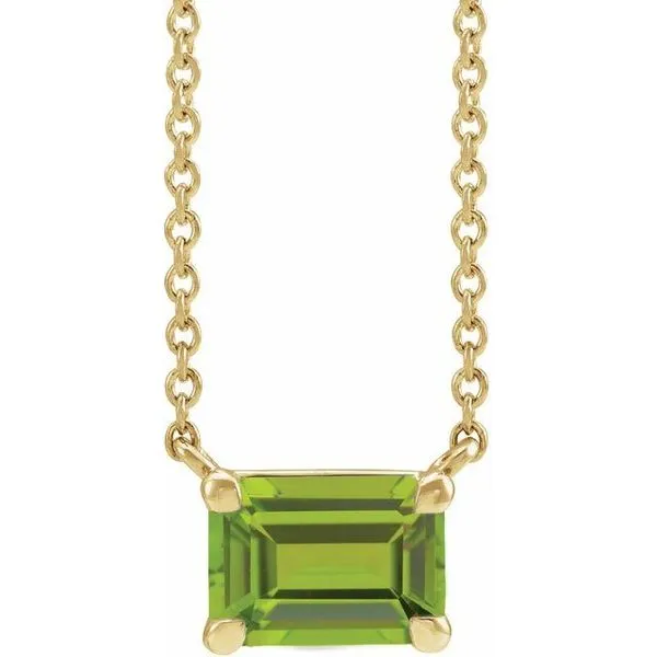 Emerald Claw-Prong Necklace James & Williams Jewelers Berwyn, IL