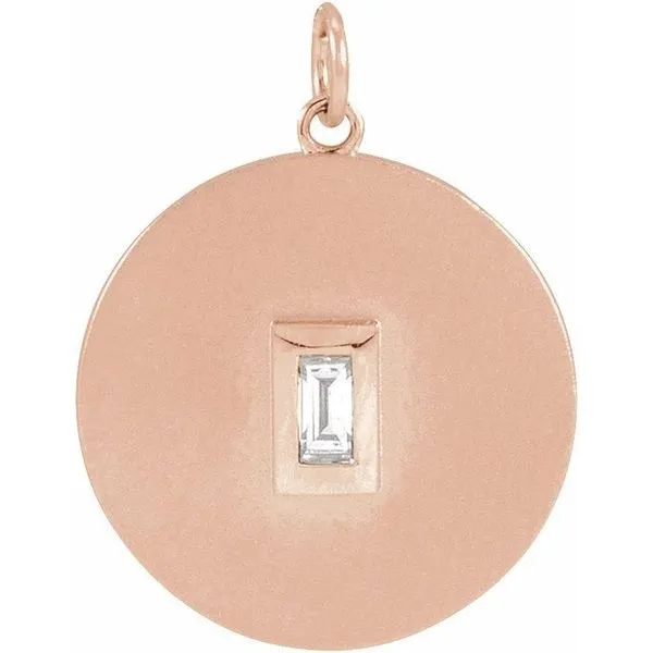 Accented Disc Pendant J. Meredith Jewelers Delafield, WI