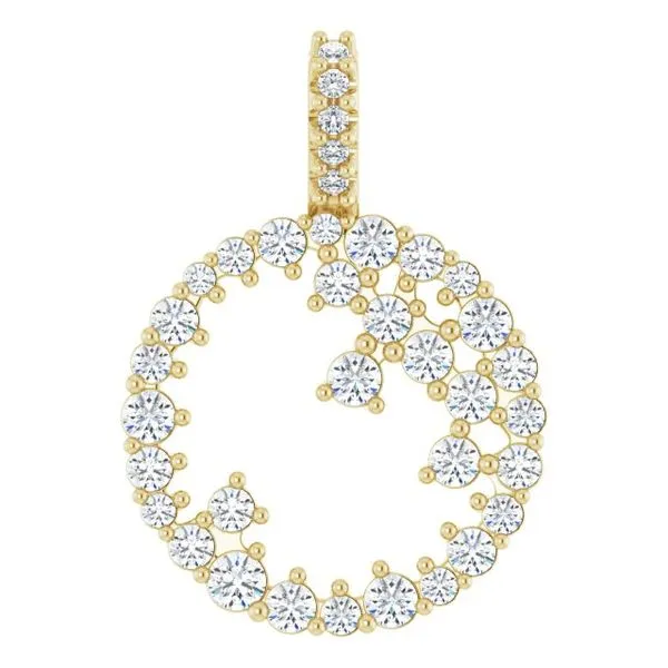 Scattered Circle Pendant Cherry Street Jewelers Tulsa, OK