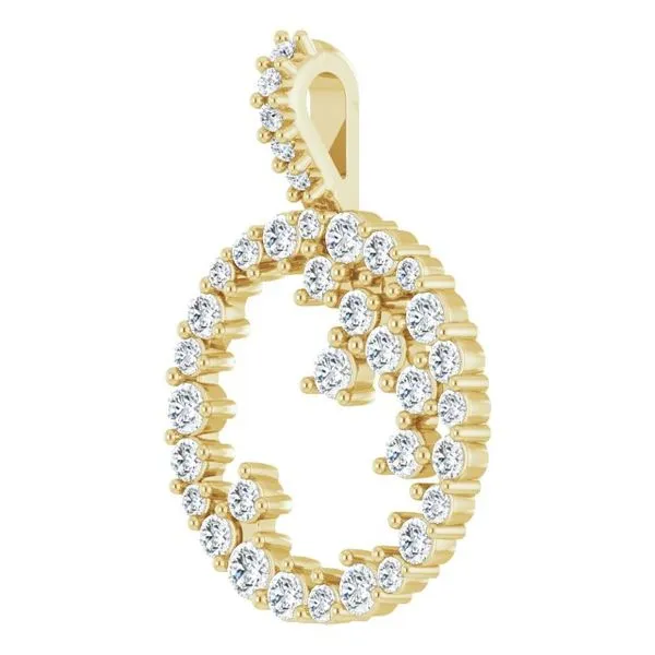 Scattered Circle Pendant Image 2 Rasmussen Jewelers Spanish Fork, UT