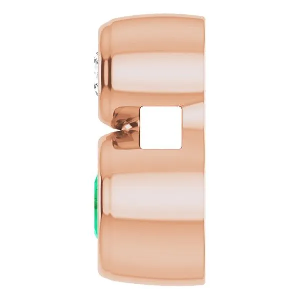 Bezel-Set Necklace or Slide Pendant Image 3 James & Williams Jewelers Berwyn, IL