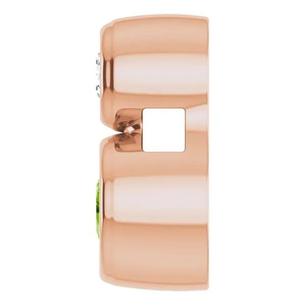 Bezel-Set Necklace or Slide Pendant Image 3 Long Jewelers Chesapeake, VA