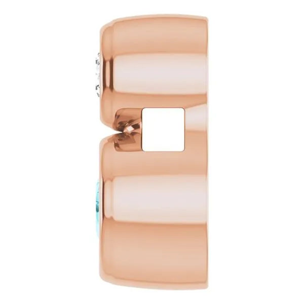 Bezel-Set Necklace or Slide Pendant Image 3 Rick's Jewelers California, MD