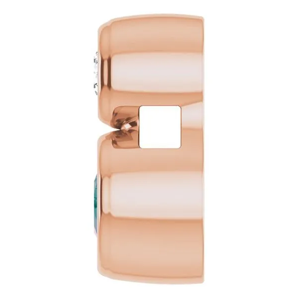 Bezel-Set Necklace or Slide Pendant Image 3 James & Williams Jewelers Berwyn, IL