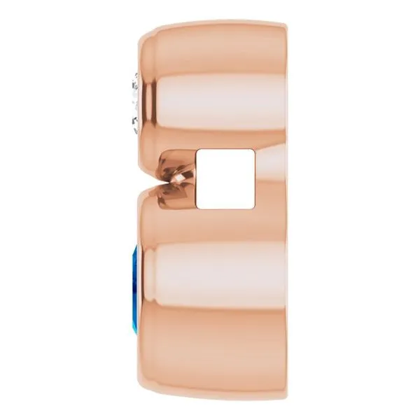 Bezel-Set Necklace or Slide Pendant Image 3 Rick's Jewelers California, MD