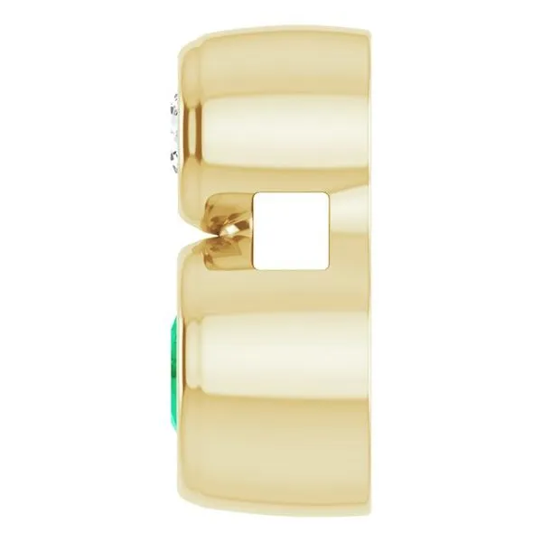 Bezel-Set Necklace or Slide Pendant Image 3 J. Meredith Jewelers Delafield, WI