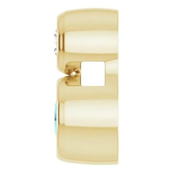 Bezel-Set Necklace or Slide Pendant Image 3 Cherry Street Jewelers Tulsa, OK