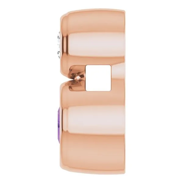 Bezel-Set Necklace or Slide Pendant Image 3 J. Meredith Jewelers Delafield, WI