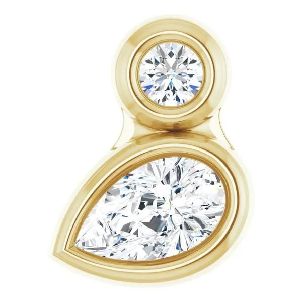 Bezel-Set Necklace or Slide Pendant Rick's Jewelers California, MD