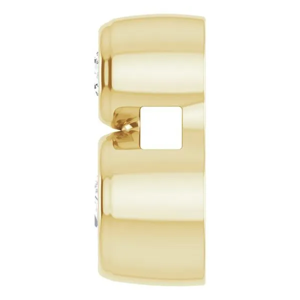 Bezel-Set Necklace or Slide Pendant Image 3 Cherry Street Jewelers Tulsa, OK