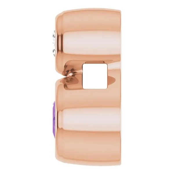 Bezel-Set Necklace or Slide Pendant Image 3 Rasmussen Jewelers Spanish Fork, UT