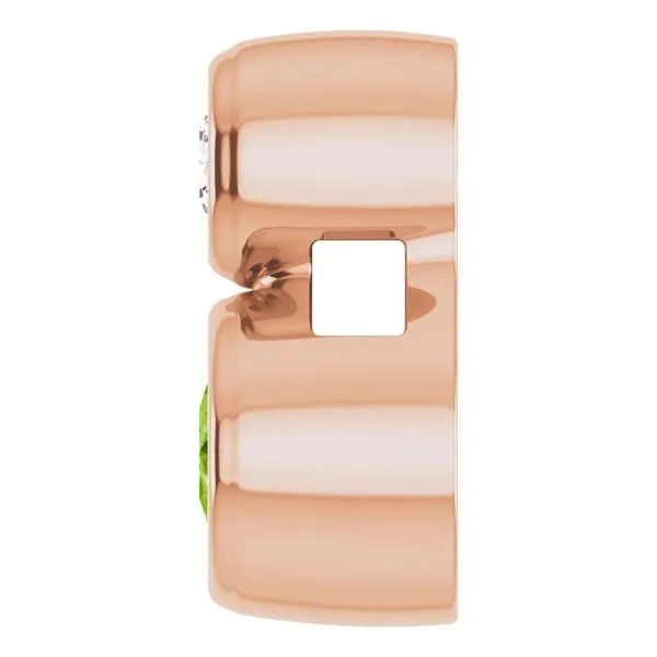 Bezel-Set Necklace or Slide Pendant Image 3 Diny's Jewelers Middleton, WI