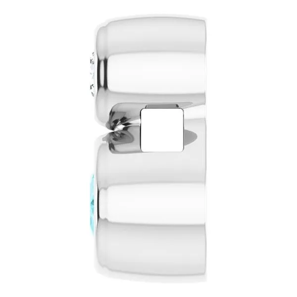 Bezel-Set Necklace or Slide Pendant Image 3 Cherry Street Jewelers Tulsa, OK