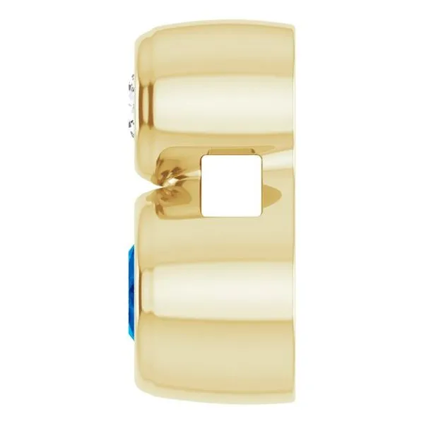 Bezel-Set Necklace or Slide Pendant Image 3 Cherry Street Jewelers Tulsa, OK