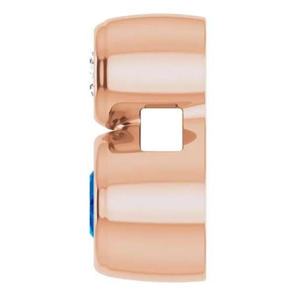 Bezel-Set Necklace or Slide Pendant Image 3 James & Williams Jewelers Berwyn, IL