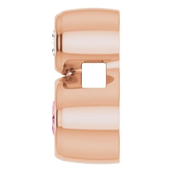 Bezel-Set Necklace or Slide Pendant Image 3 Delfine's Jewelry Charleston, WV