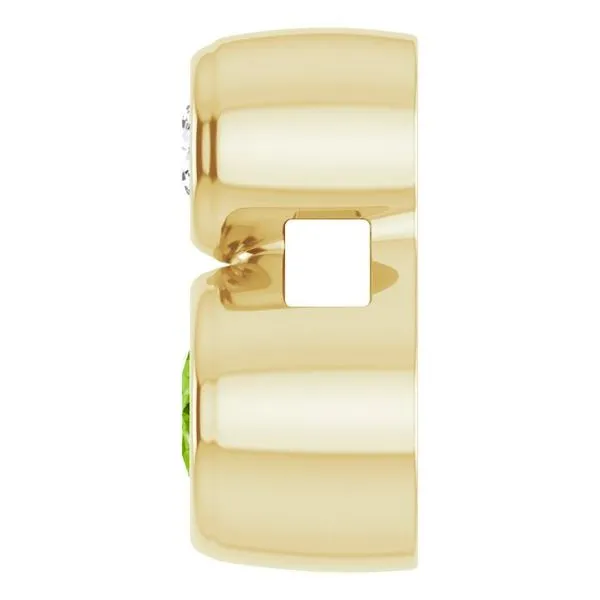 Bezel-Set Necklace or Slide Pendant Image 3 James & Williams Jewelers Berwyn, IL