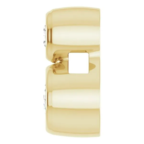 Bezel-Set Necklace or Slide Pendant Image 3 Delfine's Jewelry Charleston, WV