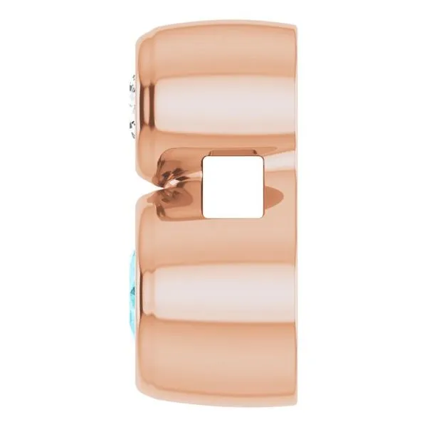 Bezel-Set Necklace or Slide Pendant Image 3 Long Jewelers Chesapeake, VA