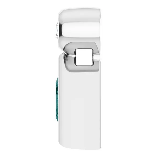 Bezel-Set Necklace or Slide Pendant Image 3 Hopman Jewelers Elkhart, IN