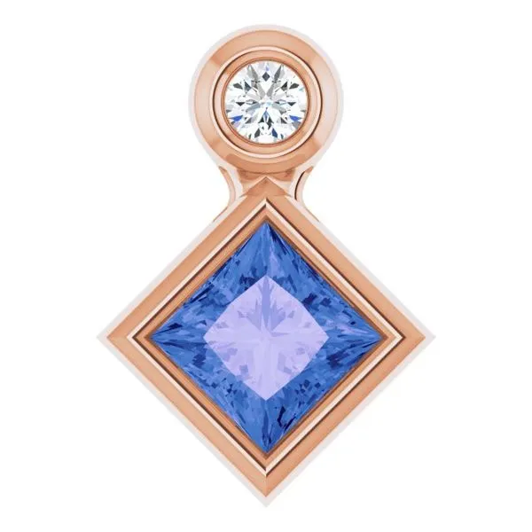Bezel-Set Necklace or Slide Pendant CMS Fine Jewelers Wooster, OH