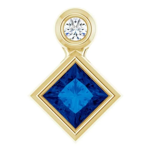 Bezel-Set Necklace or Slide Pendant Smith Jewelers Franklin, VA