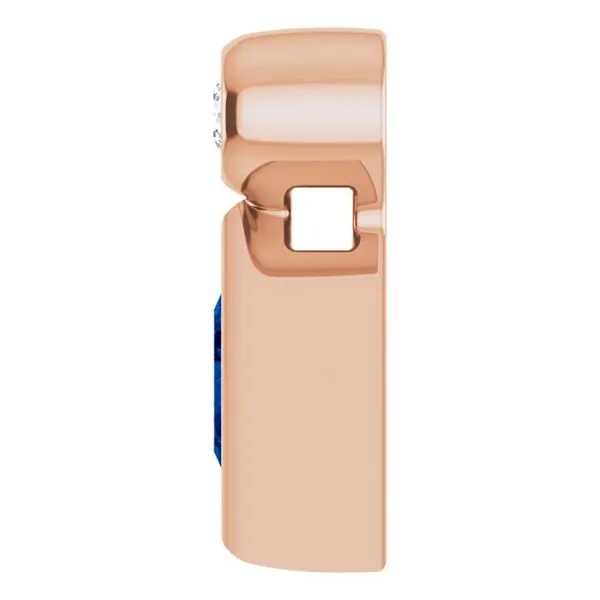 Bezel-Set Necklace or Slide Pendant Image 3 Cherry Street Jewelers Tulsa, OK