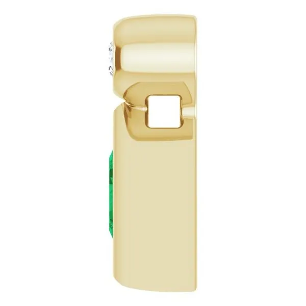 Bezel-Set Necklace or Slide Pendant Image 3 Cherry Street Jewelers Tulsa, OK