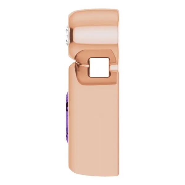 Bezel-Set Necklace or Slide Pendant Image 3 Rick's Jewelers California, MD