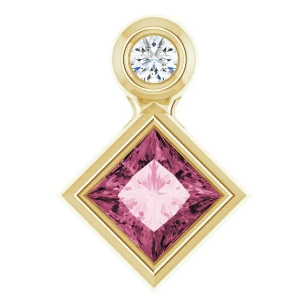 Bezel-Set Necklace or Slide Pendant Rick's Jewelers California, MD