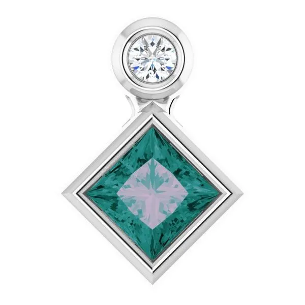 Bezel-Set Necklace or Slide Pendant Michael's Jewelry North Wilkesboro, NC