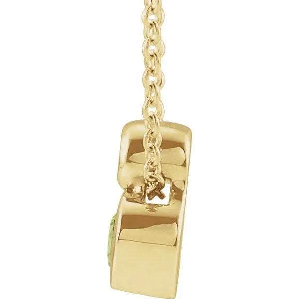 Bezel-Set Necklace or Slide Pendant Image 2 Hopman Jewelers Elkhart, IN