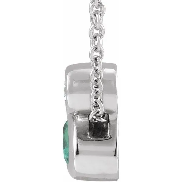 Bezel-Set Necklace or Slide Pendant Image 2 Arnold's Jewelry and Gifts Logansport, IN