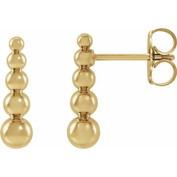 Graduated Ball Earrings J. Meredith Jewelers Delafield, WI