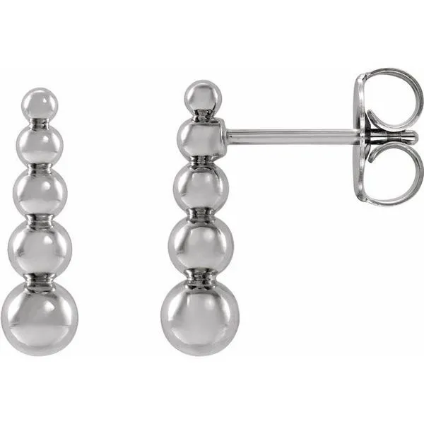 Graduated Ball Earrings Delfine's Jewelry Charleston, WV
