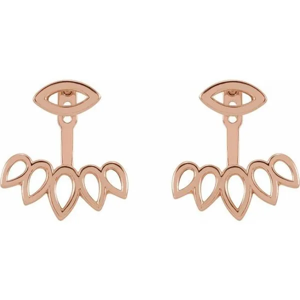 Geometric Stud Earrings & Ear Jackets Image 2 James & Williams Jewelers Berwyn, IL
