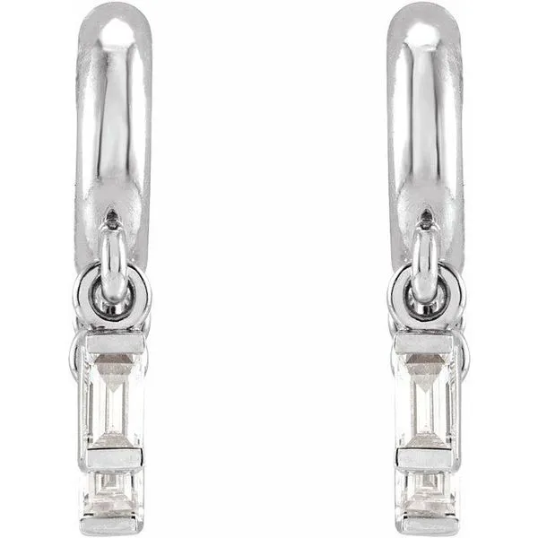 Fringe Hoop Earrings Image 2 Hopman Jewelers Elkhart, IN